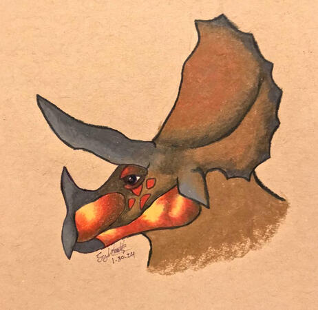 Triceratops doodle